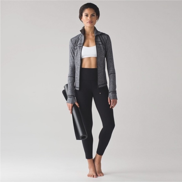 Lululemon Define Jacket Heathered Grey Sz 8 - Picture 3 of 11